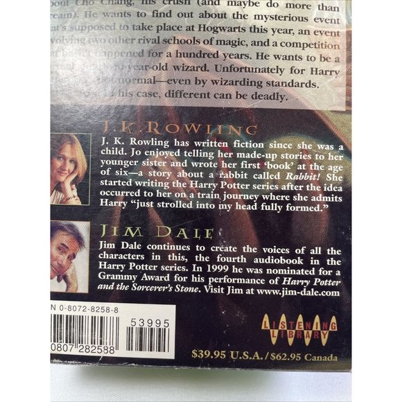 Harry Potter & The Goblet Of Fire Audio Book 12 Cassettes 20 hour TESTED & WORKS - Picture 6 of 9